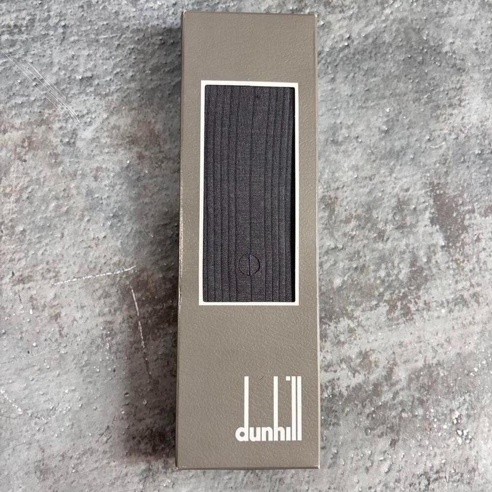 Vintage Dunhill Grey Dress Socks. Made in Japan Japan Mens 8